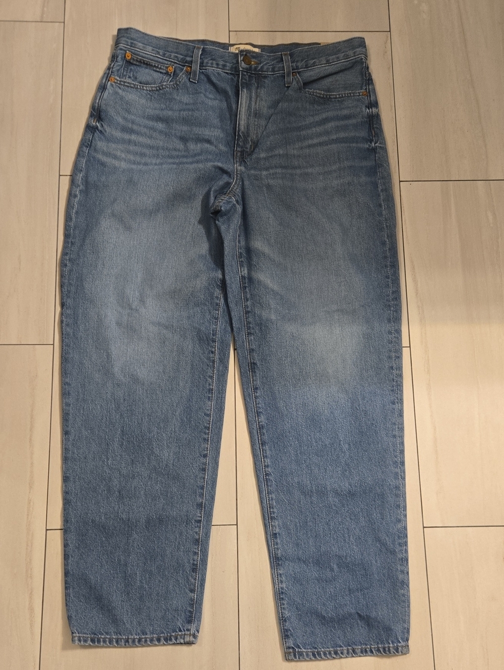 Madewell Medium Blue Low-Rise Jeans